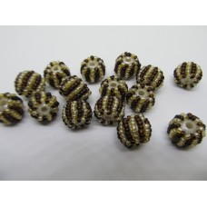 Seedbead Covered Beads